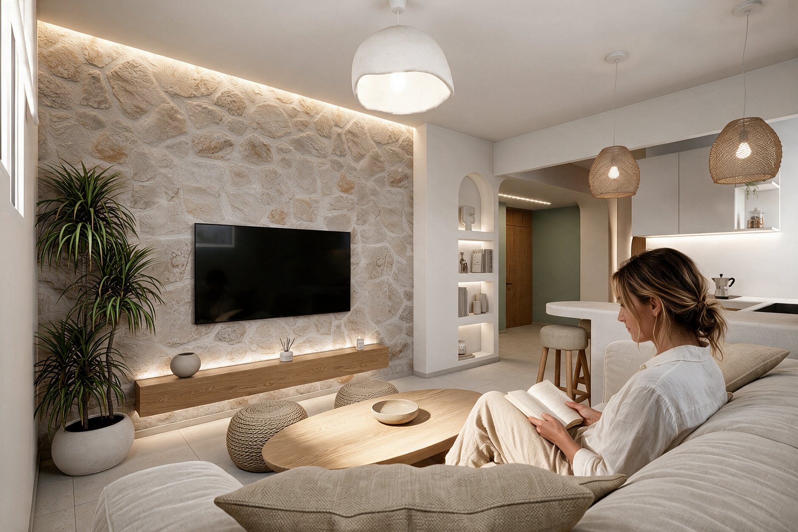 Φωτορεαλιστική απεικόνιση Airbnb